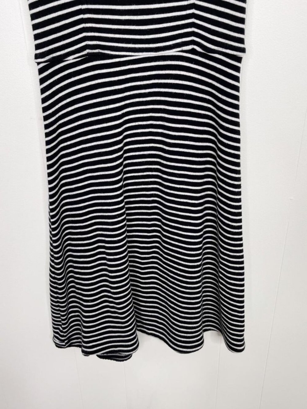 Gallerist Dress Stripe Black White